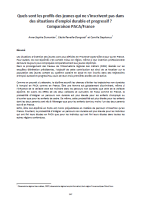 Quels sont les profils des jeunes qui ne s'inscrivent pas dans des situations d'emploi durable et progressif<small class="fine d-inline"> </small>? Comparaison PACA/France