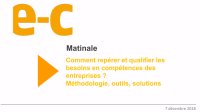 Repérer et qualifier les besoins en compétences des entreprises