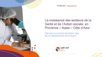 La croissance des secteurs de la Santé et de l'Action sociale, en Provence – Alpes – Côte d'Azur