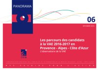 Les parcours des candidats à la VAE 2016-2017 en Provence - Alpes - Côte d'Azur 