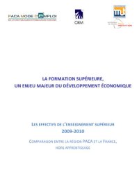 Les effectifs de l'enseignement supérieur