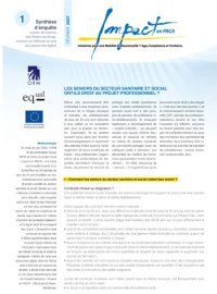Les seniors du secteur sanitaire et social ont-ils droit au projet professionnel<small class="fine d-inline"> </small>?