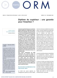 Diplôme du supérieur : une garantie pour l'insertion<small class="fine d-inline"> </small>?