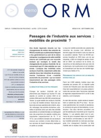Passages de l'industrie aux services : mobilités de proximité<small class="fine d-inline"> </small>?