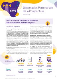 Un 3<sup class="typo_exposants">e</sup> trimestre 2022 plutôt favorable, des incertitudes planent toujours