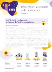 Un 2<sup class="typo_exposants">e</sup> trimestre embarrassé : croissance de l'activité, emploi atone