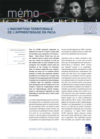 L'inscription territoriale de l'apprentissage en PACA