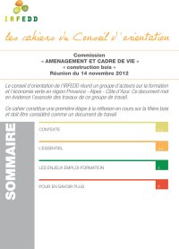 «<small class="fine d-inline"> </small>Les cahiers du Conseil de l'orientation<small class="fine d-inline"> </small>» de l'Irfedd