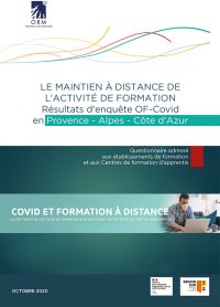 Le maintien à distance de l'activité de formation