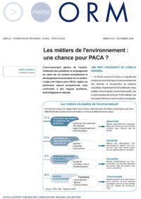 Les métiers de l'environnement : une chance pour PACA<small class="fine d-inline"> </small>?