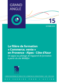 La filière de formation «<small class="fine d-inline"> </small>Commerce, vente<small class="fine d-inline"> </small>» en Provence - Alpes - Côte d'Azur