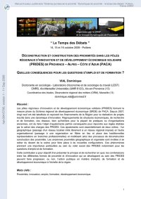 Déconstruction et construction des proximités dans les Prides de PACA