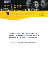 Formations diplômantes à la transition énergétique en région Provence - Alpes - Côte d'Azur