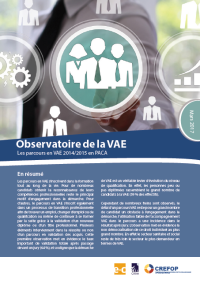 Les parcours en VAE 2014-2015 en PACA