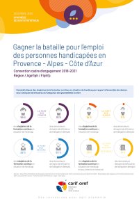 Gagner la bataille pour l'emploi des personnes handicapées en Provence - Alpes - Côte d'Azur