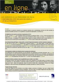 Les services à la personne en Provence - Alpes - Côte d'Azur