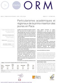 Particularismes académiques et régionaux de la primo-insertion des jeunes en PACA