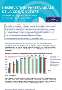 Communiqué flash n° 44 - Point au 15 décembre 2020