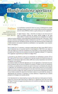 Manifestations sportives de nature en région PACA
